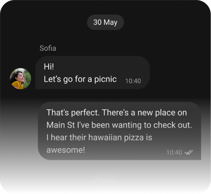 feature chat